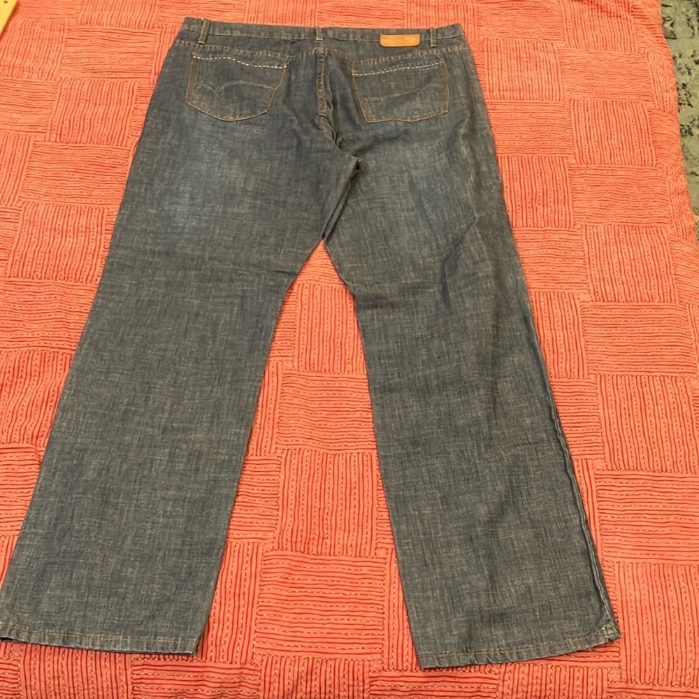 Lois vintage 60’s style Classic Blue Straight Leg lightweight cotton blendJeans - Picture 4 of 13